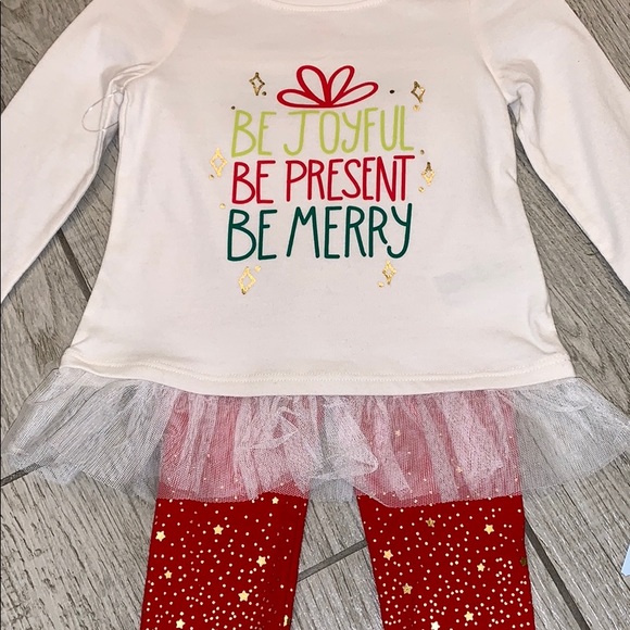 NWT Cat & Jack Long Sleeve Top & Leggings Set - Picture 4 of 4